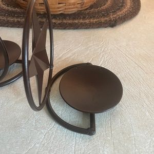 Heavy metal candle holders